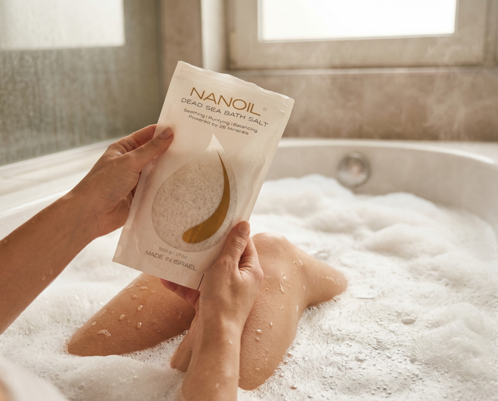 nanoil voetenbad dode zeezout